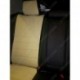 Чехлы MAZDA 3 2003-2009. Боковины: Черные. Середина: Бежевая с перфорацией. Спинка: Чёрная экокожа