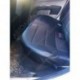 Чехлы MITSUBISHI L200 III 1996-2006. Боковины: Черные. Середина: Чёрная с перфорацией. Спинка: Чёрная экокожа
