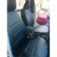 Чехлы MITSUBISHI L200 III 1996-2006. Боковины: Черные. Середина: Чёрная с перфорацией. Спинка: Чёрная экокожа