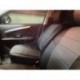 Чехлы NISSAN Qashqai 2006-2013. Боковины: Черные. Середина: Серая с перфорацией. Спинка: Чёрная экокожа