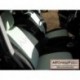 Чехлы NISSAN X-Trail 2001-2007. Боковины: Черные. Середина: Белая с перфорацией. Спинка: Чёрная экокожа