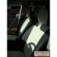 Чехлы NISSAN X-Trail 2001-2007. Боковины: Черные. Середина: Белая с перфорацией. Спинка: Чёрная экокожа