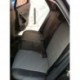 Чехлы VOLKSWAGEN Polo V 2009-. Боковины: Черные. Середина: Серая с перфорацией. Спинка: Чёрная экокожа