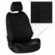 Чехлы для Ford Focus II Comfort Sd/Hb/Wag с 05-11г. (Экокожа Черный + Черный)