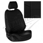 Чехлы для Ford Focus II Comfort Sd/Hb/Wag с 05-11г. (Экокожа Черный + Черный)