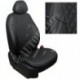 Чехлы для Renault Logan I с 04-15г. (Экокожа ромб Черный + Черный)