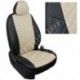 Чехлы для Toyota Camry XV50 Sd с 11г. (Экокожа ромб Черный + Бежевый)