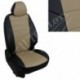Чехлы для Toyota Camry XV50 Sd с 11г. (Экокожа Черный + Темно-бежевый )