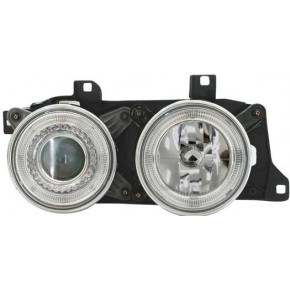 Тюнинг - правая фара ангельские глазки BMW E34