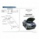 Упоры капота Rival для Mitsubishi Pajero Sport 2016-/L200 2015-, 2 шт.
