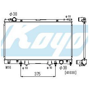 Радиатор охлаждения (автомат) 4 (1 ряд) Lexus LS400