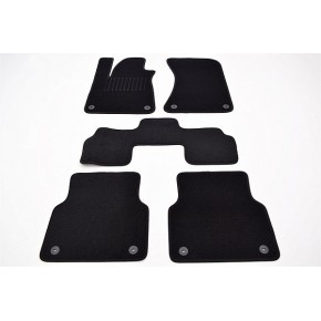Коврики салона текстильные для AUDI A8 2013 (черные)