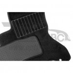 Коврики салона текстильные для MITSUBISHI PAJERO II-IV 1999-2006 5D (черные)