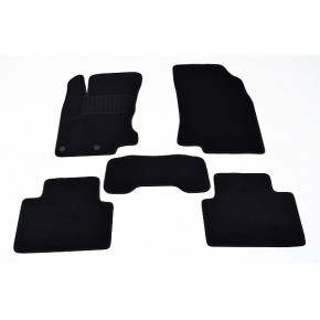Коврики салона текстильные для NISSAN QASHQAI 2013 (черные)