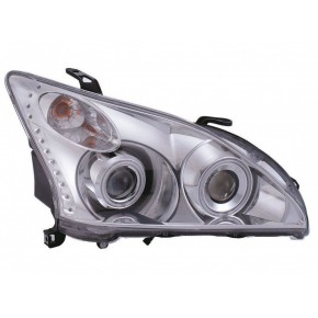 Тюнинг - комплект линзованных фар ангельские глазки с led (светодиоды) Lexus RX 300
