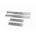 Накладки на пороги  Nissan X-trail 2015-, нержавеющая сталь, 4 шт.