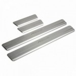 Накладки на пороги Ford Focus III (2015-), нержавеющая сталь, 4 шт.