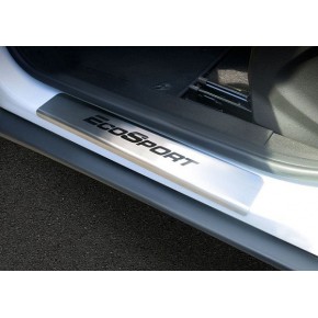 Накладки на пороги Ford Ecosport (2014-), нержавеющая сталь, 4 шт.