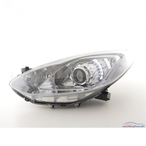 Тюнинг - комплект линзованных фар с led (светодиоды) Mazda 2 - 2 поколение