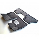 Коврики салона текст. 3D euro-std BMW X5 (E-70)/X6 (E71) (2008-2014) (EM3D) Original Lux (серые)