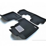 Коврики салона текст. 3D euro-std HONDA CR-V (2006-2012) (EM3D) Original Lux (черные)