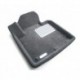 Коврики салона текст. 3D euro-std HYUNDAI Santa Fe (2013-) (EM3D) Original Lux (серые)