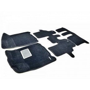 Коврики салона текст. 3D euro-std INFINITI JX/QX 60/ NISSAN Pathfinder (2014-) (R52) (7 мест)/(EM3D) Original Lux (черные)