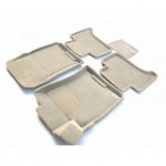 Коврики салона текст. 3D euro-std LEXUS GX470 (1998-2008)/TOYOTA Land Cruiser Prado 120 (2003-2010) (EMC3D) Original Business (бежевые)