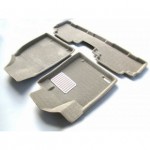 Коврики салона текст. 3D euro-std LEXUS RX (2003-2008) (EM3D) Original Lux (бежевые)