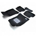 Коврики салона текст. 3D euro-std MERCEDES W176, 246, C117, X156 (A,B,CLA,GLA-Class) (2014-) (EM3D) Original Lux (черные)