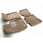 Коврики салона текст. 3D euro-std MERCEDES W222 (S-Class) (2014-) (EM3D) Original Lux (бежевые)