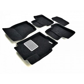 Коврики салона текст. 3D euro-std MITSUBISHI Lancer 10 (2007-) Sedan/HB (EM3D) Original Lux (черные)