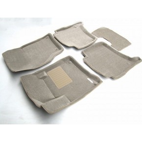 Коврики салона текст. 3D euro-std PORSCHE Cayenne (2010-)/VW Touareg (2010-) (EMC3D) Original Business (бежевые)