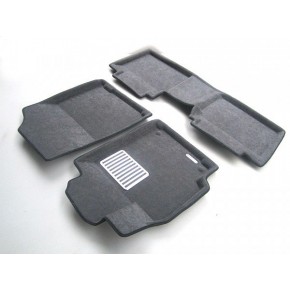 Коврики салона текст. 3D euro-std TOYOTA Camry (2006-2013/2015-) (EM3D) Original Lux (серые)