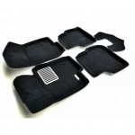Коврики салона текст. 3D euro-std VOLKSWAGEN Jetta New (2011-) (EM3D) Original Lux (черные)