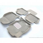 Коврики салона текст. 3D euro-std VOLVO XC 70 (2007-)/S 80 (2006-) (EM3D) Original Lux (бежевые)