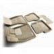 Коврики салона текст. 3D euro-std AUDI A6 (2011-) (EM3D) Original Lux (бежевые)