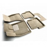 Коврики салона текст. 3D euro-std AUDI A6 (2011-) (EM3D) Original Lux (бежевые)