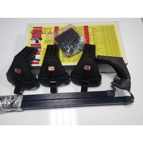 Багажная система Amos Koala KF в сборе с прямоуг. дугами 120см в пластике. Креп. за двер. проём.