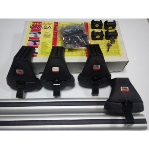 Багажная система Amos Koala KF в сборе с аэродинам. дугами 55х120см с замками. Креп. за двер. проём.