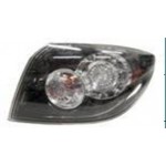 Задний фонарь внешний правый (хэтчбэк) прозрачный с led (светодиоды) габарит , стоп сигнал Mazda 3 - 1 поколение