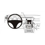 Крепежный комплект доп крепежные скобки MB C-Class (180-320) 11-14