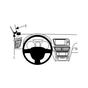 Крепежный комплект слева Audi Q5 09-13