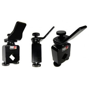 Крепежный комплект на руль Moto, лодки. скутер шарнирный поворотный под квадрат размер 19-31 мм с площад