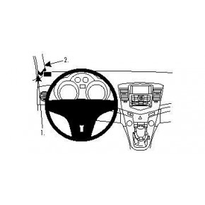 Крепежный комплект слева Chevrolet Cruze 09-13