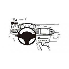 Крепежный комплект слева Peugeot 308 14-
