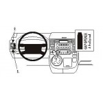 Крепежный комплект слева Volkswagen Multivan 03-13