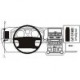 Крепежный комплект слева Volkswagen Touareg 03-09