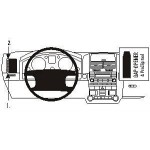 Крепежный комплект слева Volkswagen Touareg 03-09