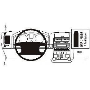 Крепежный комплект слева Volkswagen Touareg 03-09